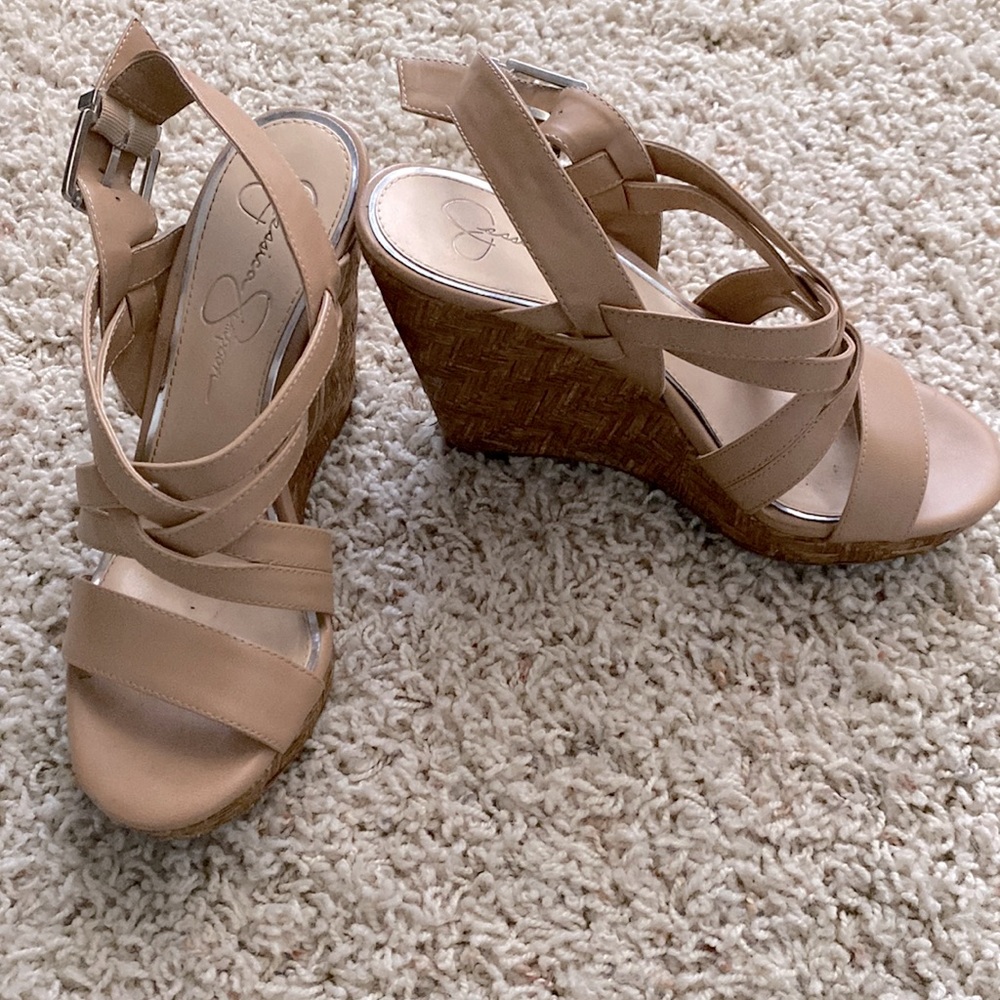 Jessica Simpson Neutral Wedge